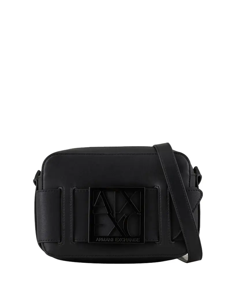 borsa a tracolla armani exchange da donna - nero