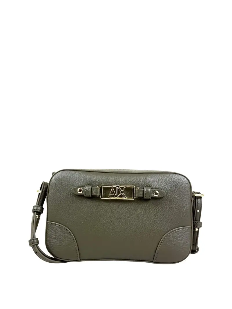borsa a tracolla armani exchange da donna - verde