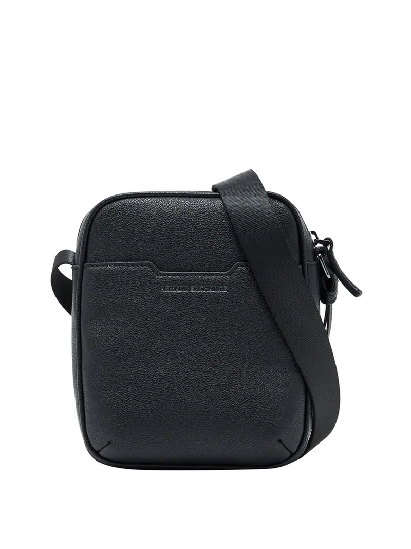 borsa a tracolla armani exchange da uomo - nero