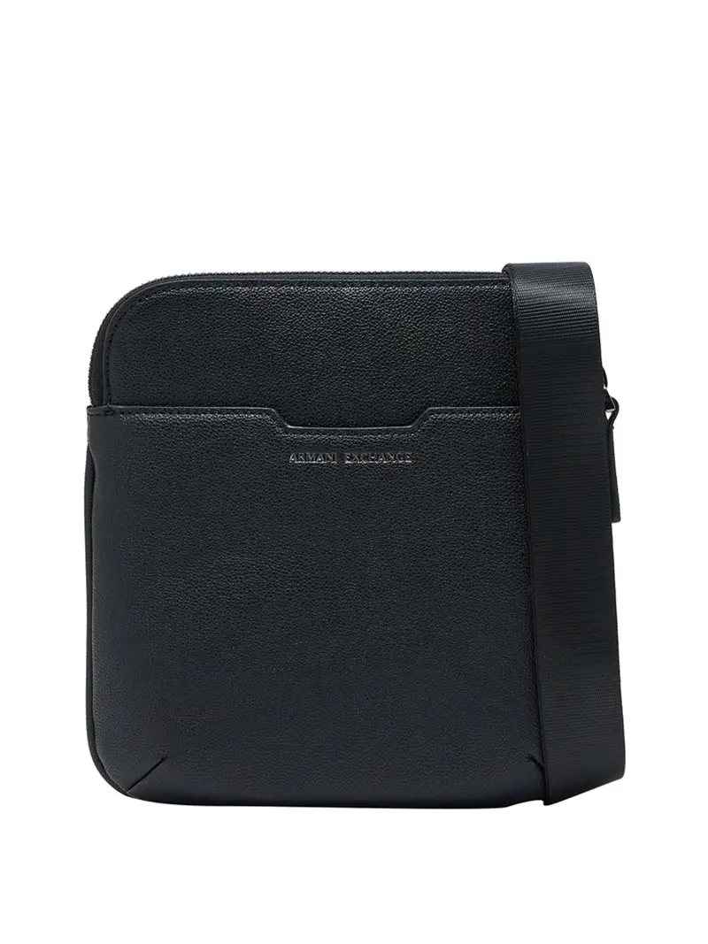 borsa a tracolla armani exchange da uomo - nero