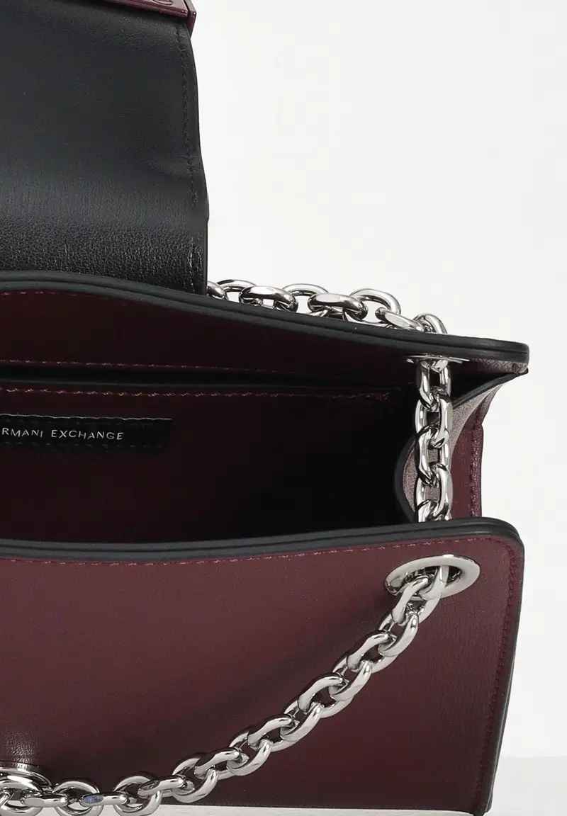 Armani Exchange Borsa a tracolla Donna Bordeaux 1284762 miniatura 3