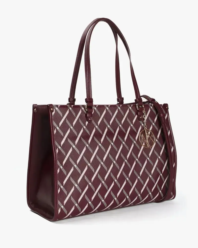 borsa armani exchange ROSSO miniatura 2