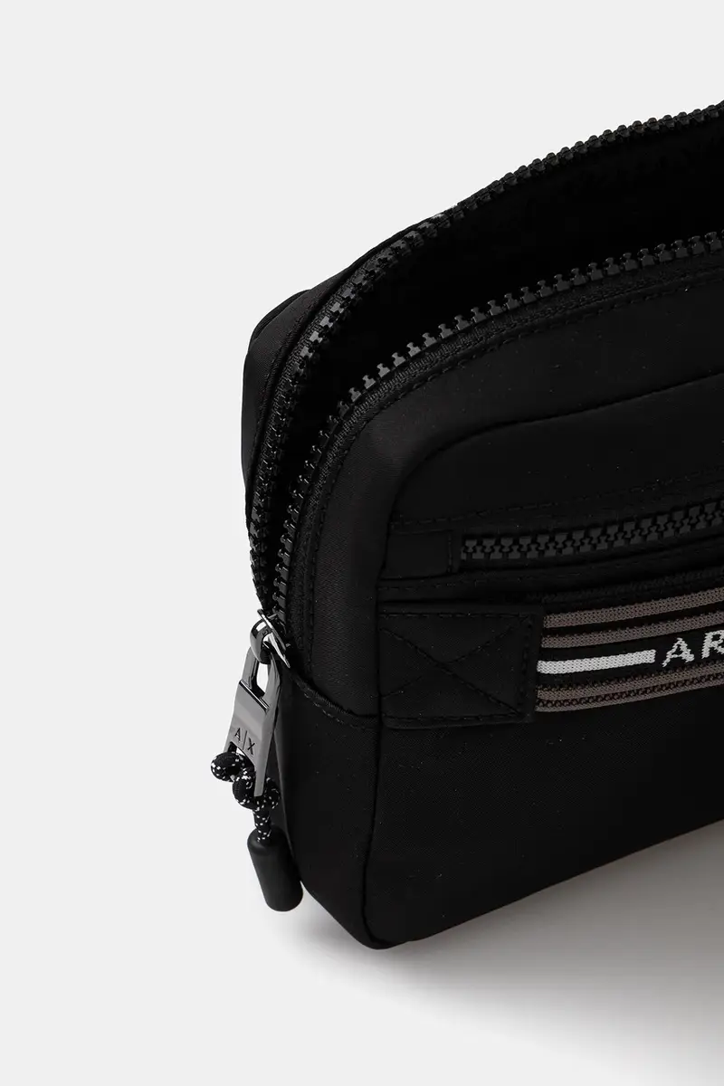 borsa da toilette colore nero XM001607 AF17206 miniatura 4