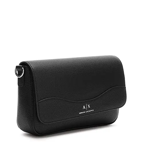 Armani Exchange Borsa donna 942912CC783 BIANCO, Nero, Rozmiar uniwersalny, Retro, Nero, Rozmiar uniwersalny, Rétro miniatura 3