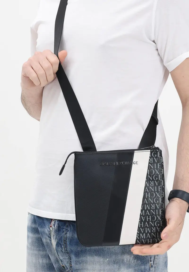 Armani Exchange Borsello Uomo Blu 920037 miniatura 3