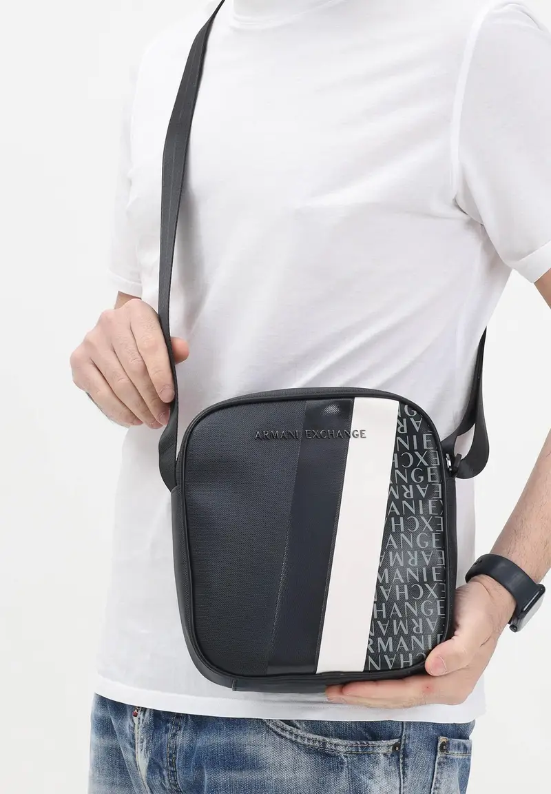 Armani Exchange Borsello Uomo Bianco 921694 miniatura 3