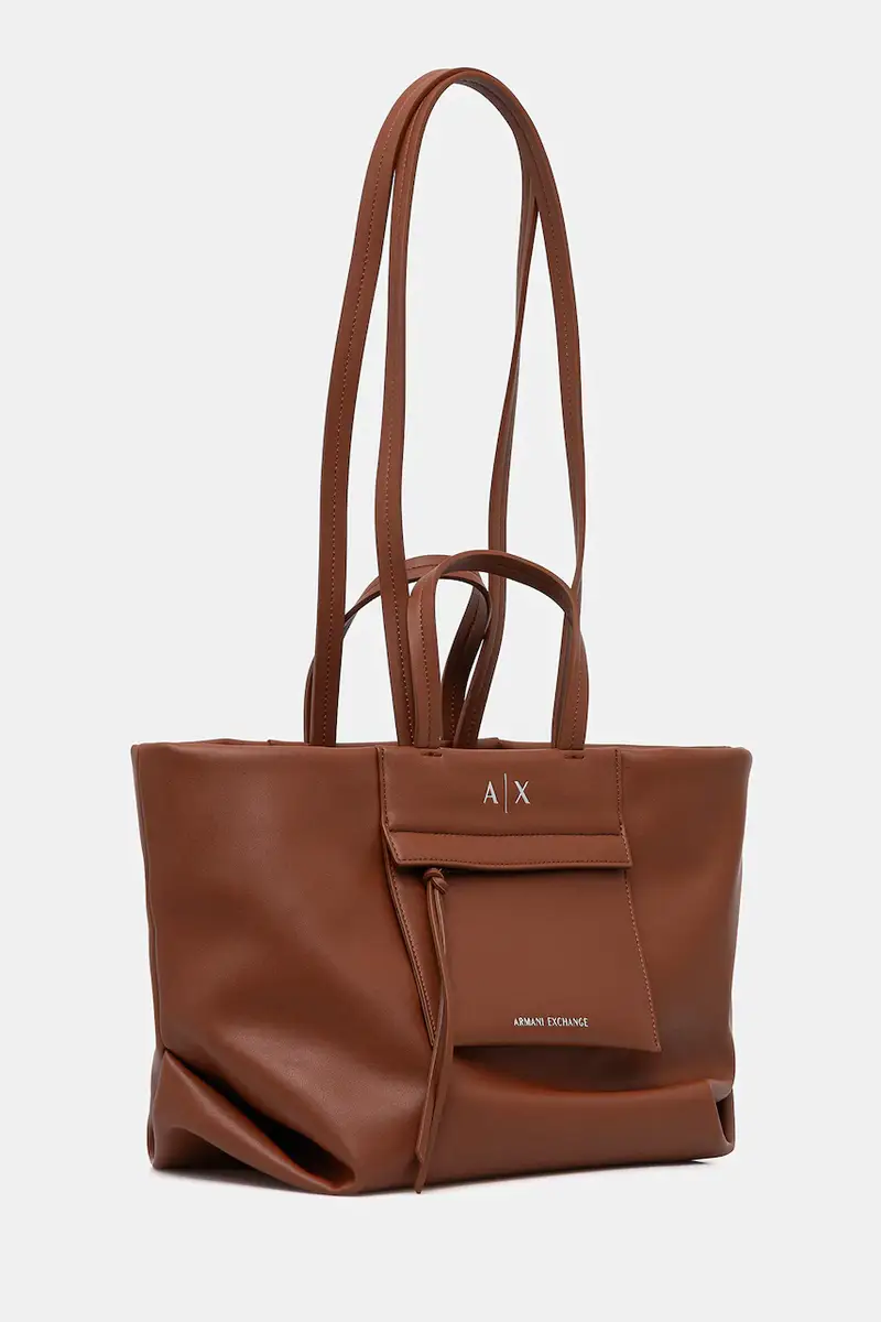 borsetta colore arancione XW001538 AF16751 Marrone miniatura 2