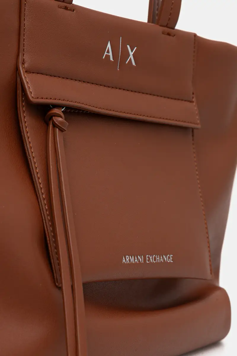 borsetta colore arancione XW001538 AF16751 Marrone miniatura 4