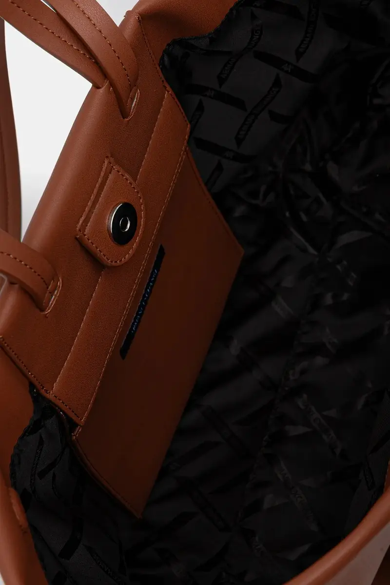 borsetta colore arancione XW001538 AF16751 Marrone miniatura 5