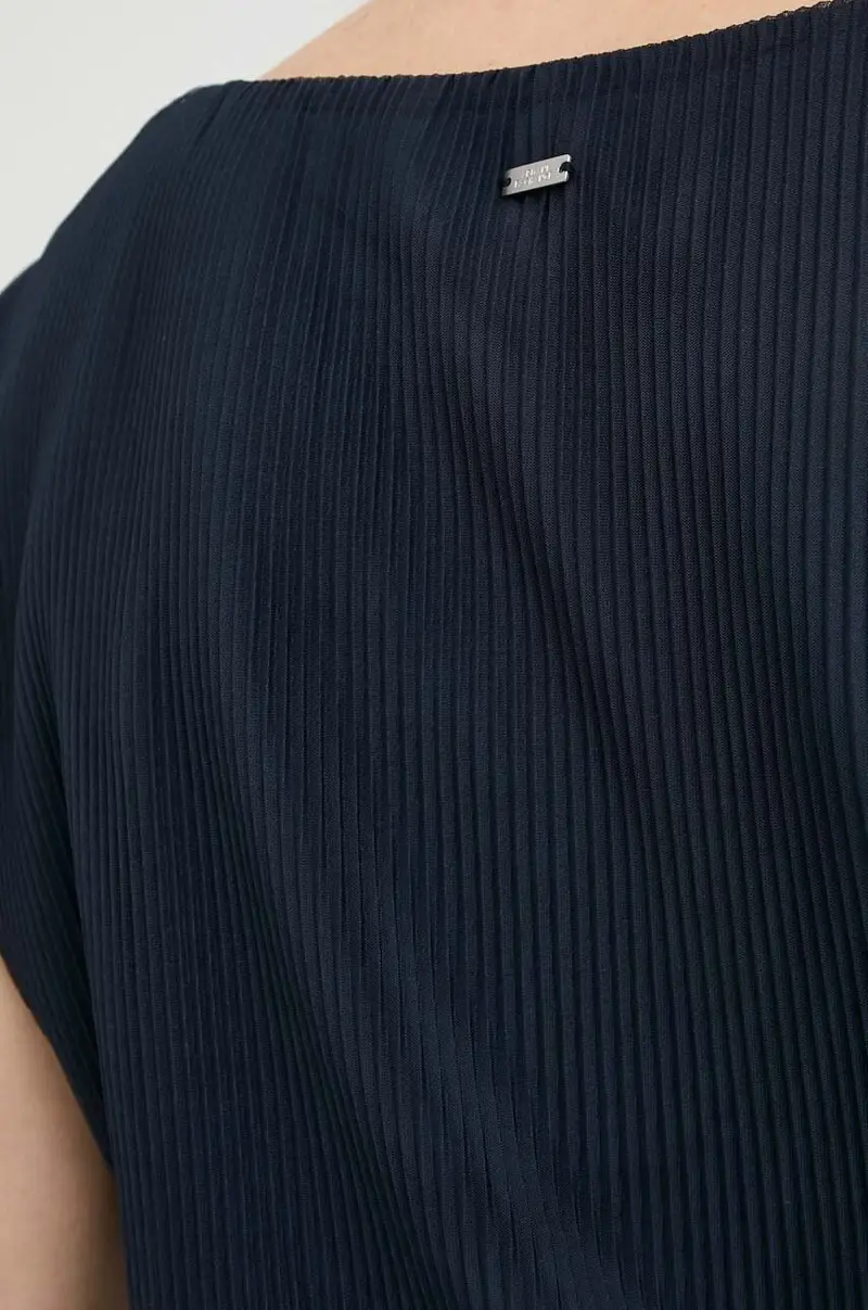 camicetta Blu navy miniatura 5