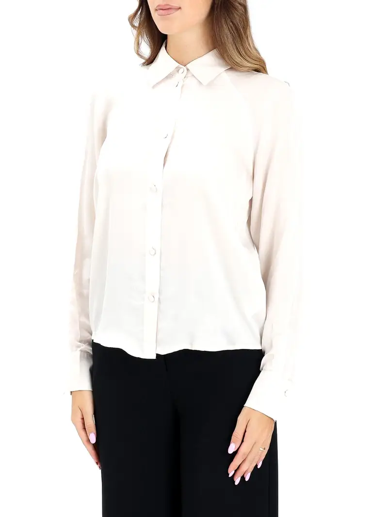 camicia armani exchange da donna - avorio
