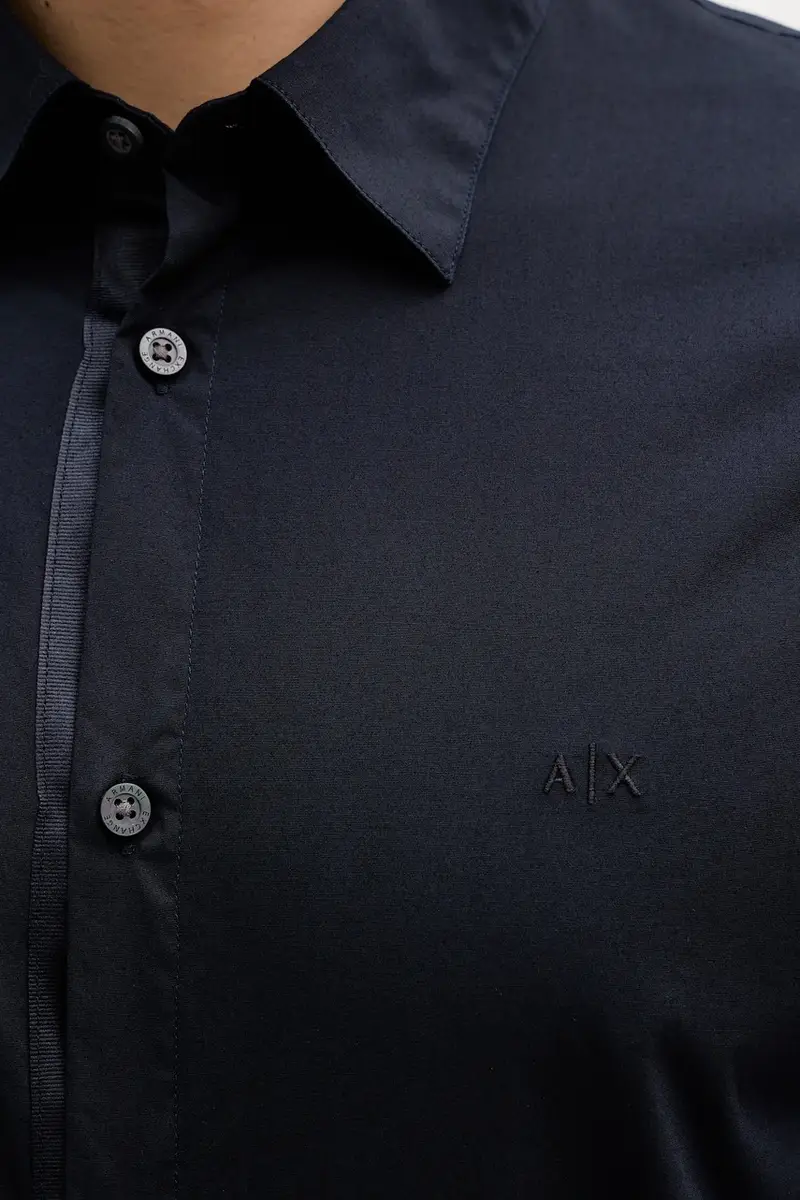 camicia Blu navy miniatura 5