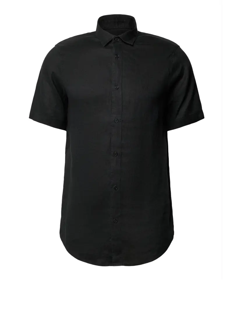 camicia casual armani exchange da uomo - nero