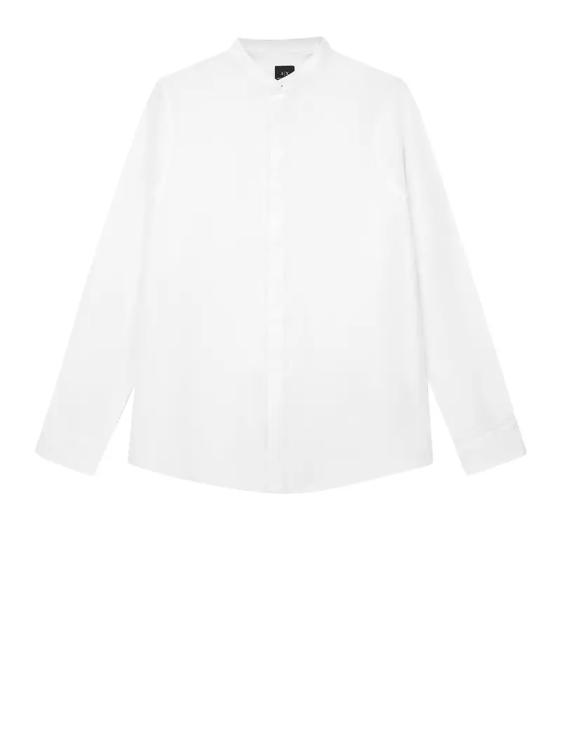 camicia classica armani exchange da uomo - bianco