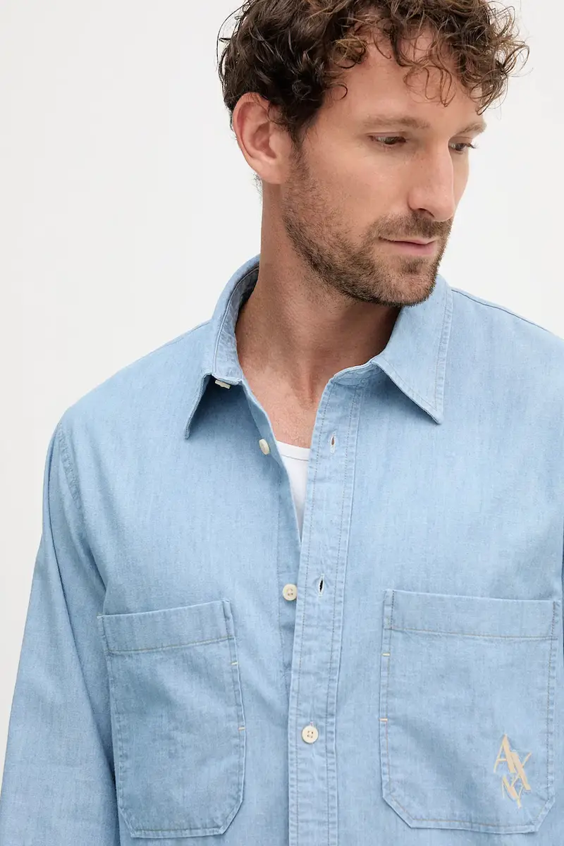 Armani Exchange Jeans Uomo Blu 3580919 miniatura 4