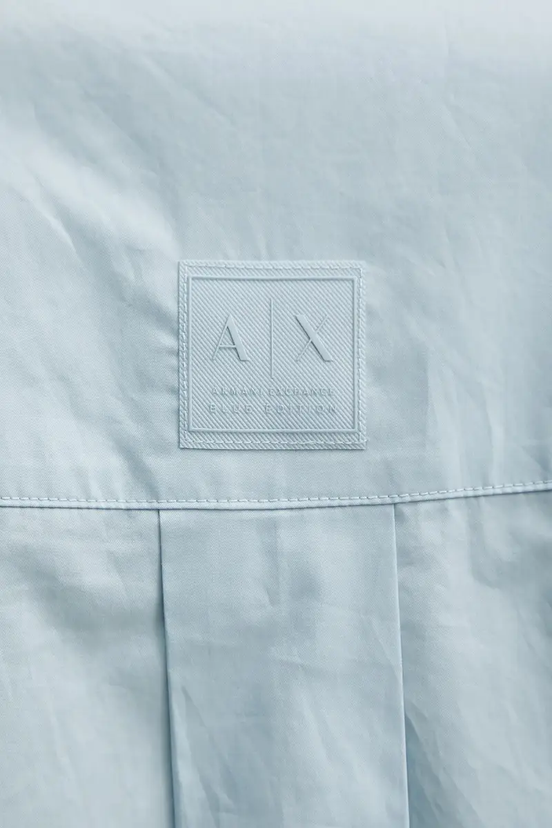 camicia in cotone donna colore blu XW000455 AF12812 miniatura 5