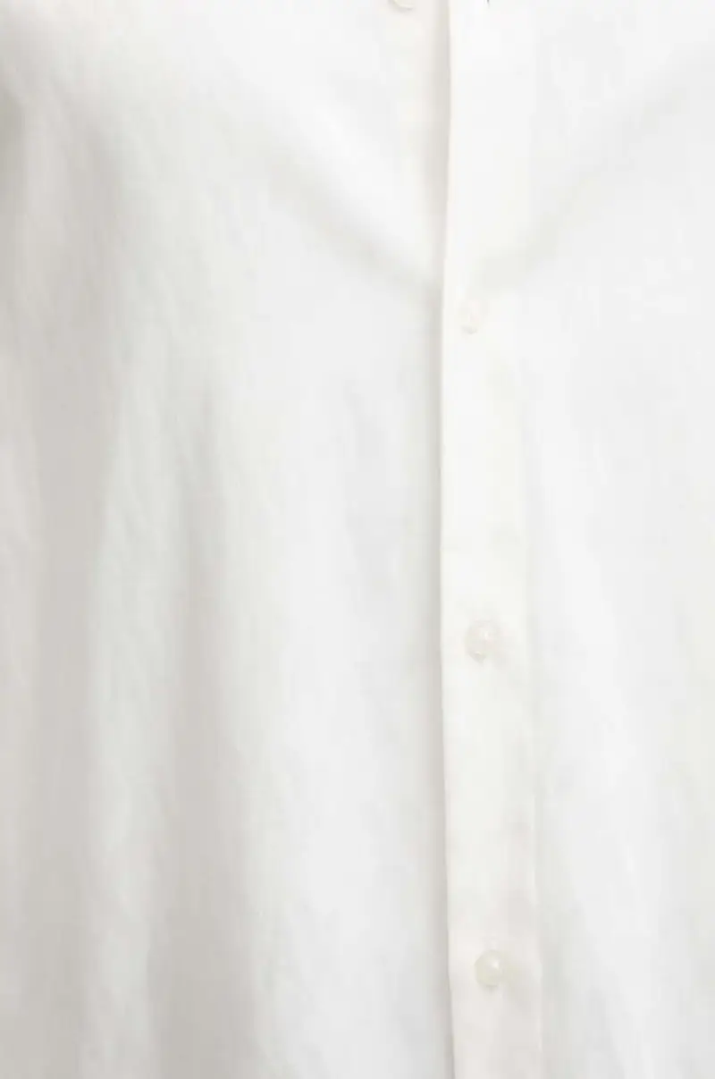 camicia in cotone uomo colore bianco 6DZCL1 ZN5XZ miniatura 2