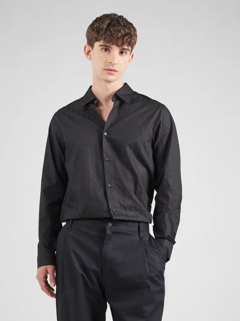 Camicia nero miniatura 3