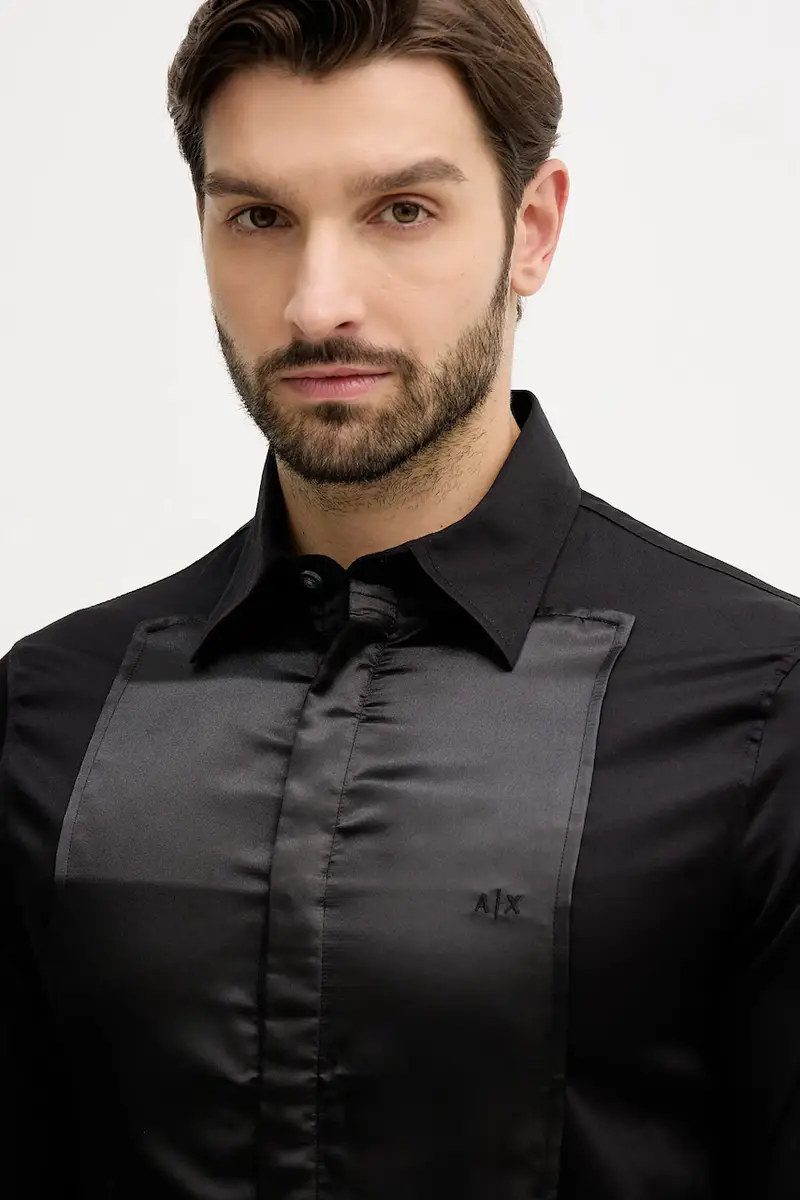 camicia Nero miniatura 4