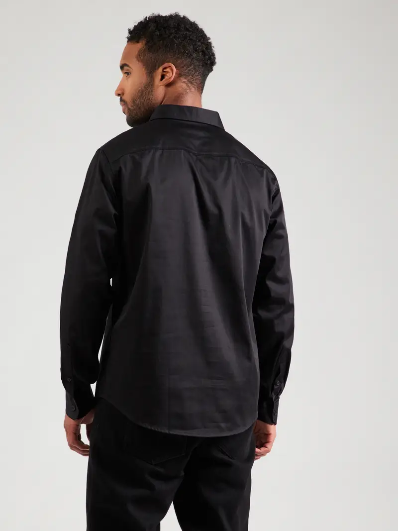 ARMANI EXCHANGE Camicia  nero / bianco miniatura 2