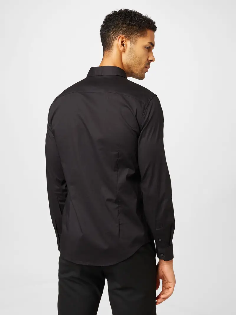 ARMANI EXCHANGE Camicia 'Tessuto'  nero miniatura 2
