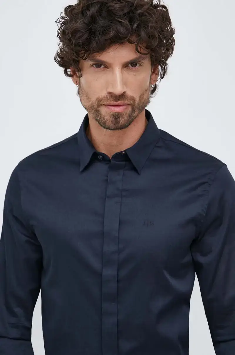 camicia uomo Blu navy