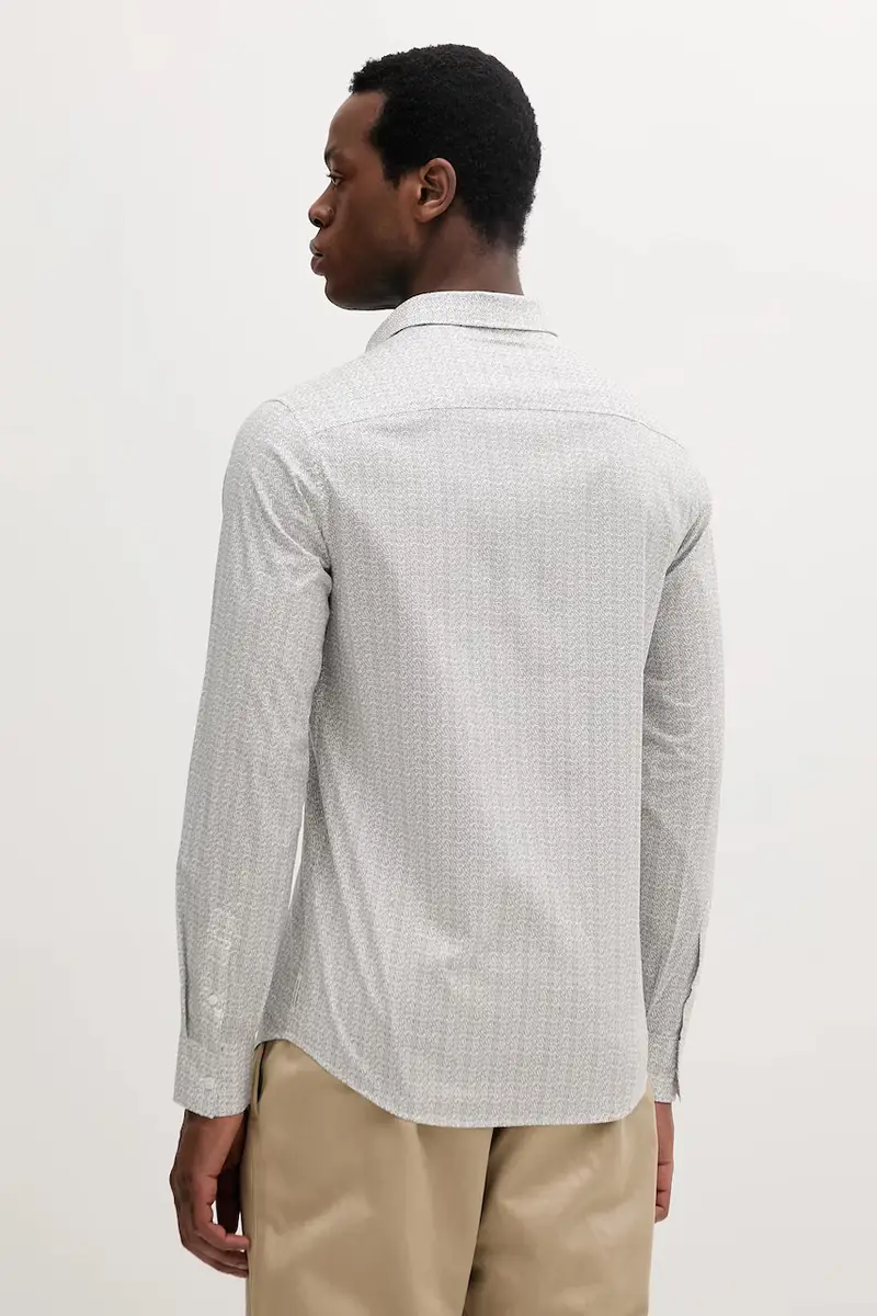 camicia uomo colore bianco XM000625 AF13184 miniatura 3