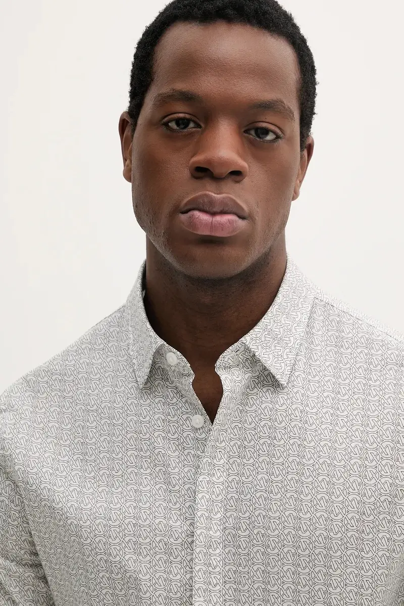 camicia uomo colore bianco XM000625 AF13184 miniatura 4