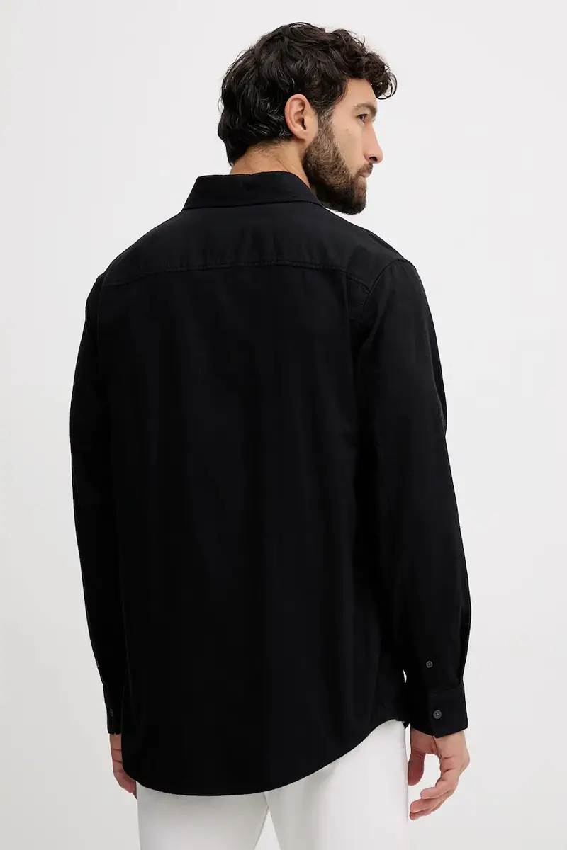 camicia uomo colore blu navy XM001505 AF18792 miniatura 3