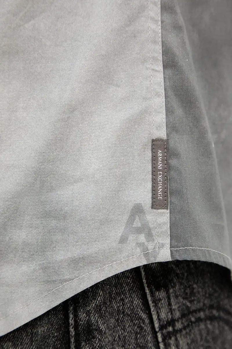 camicia uomo colore grigio XM001956 AF13184 miniatura 5