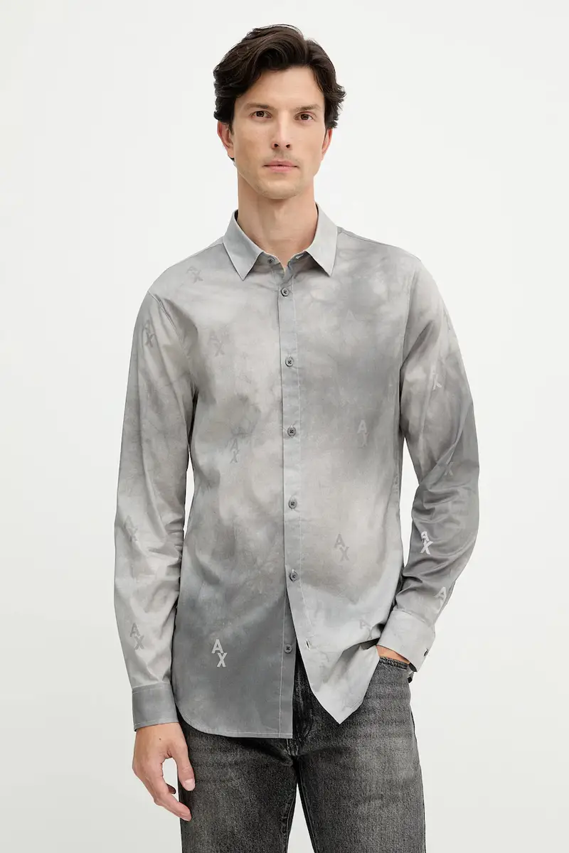 camicia uomo colore grigio XM001956 AF13184
