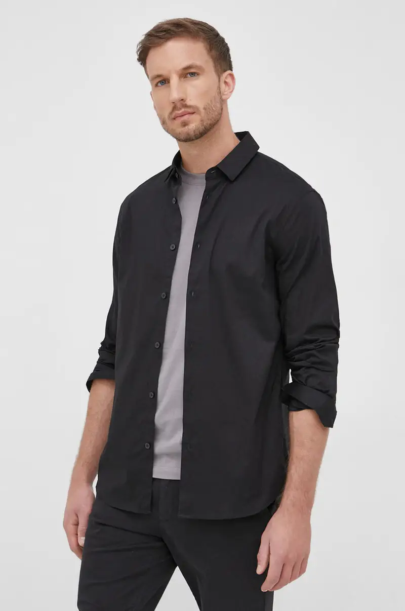 camicia uomo Nero
