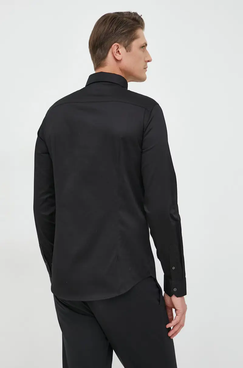 camicia uomo Nero miniatura 3
