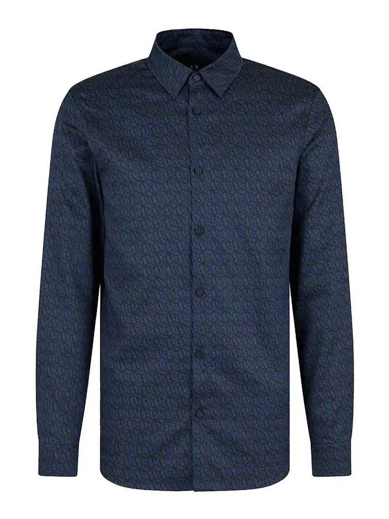 Armani Exchange Camicie Blu 3858283