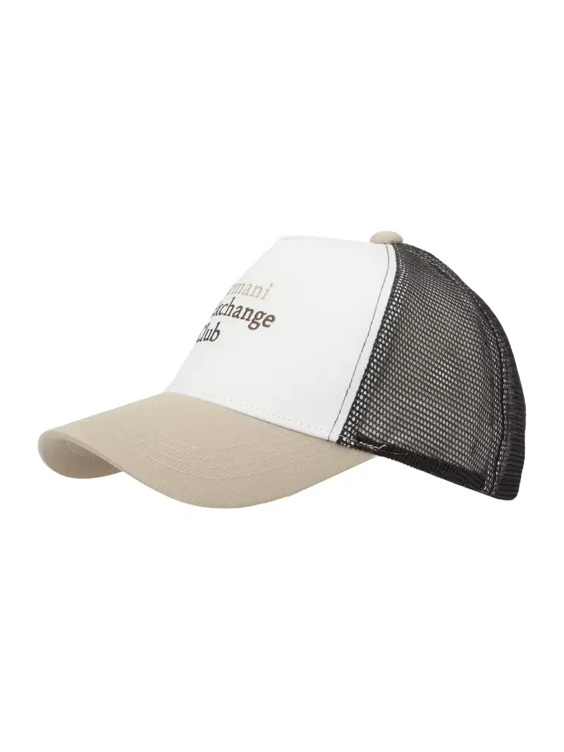 Cappello da baseball beige / marrone / nero / offwhite