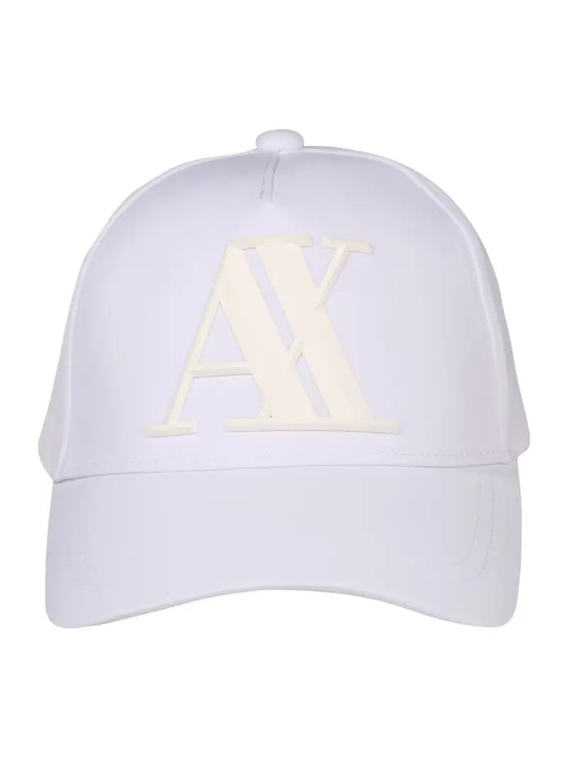 Cappello da baseball bianco miniatura 2