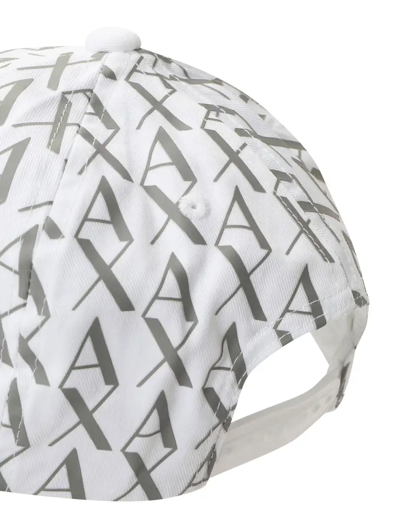 Cappello da baseball grigio scuro / offwhite miniatura 3