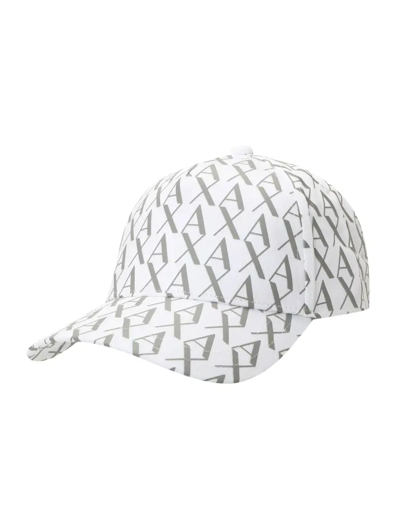 Cappello da baseball grigio scuro / offwhite