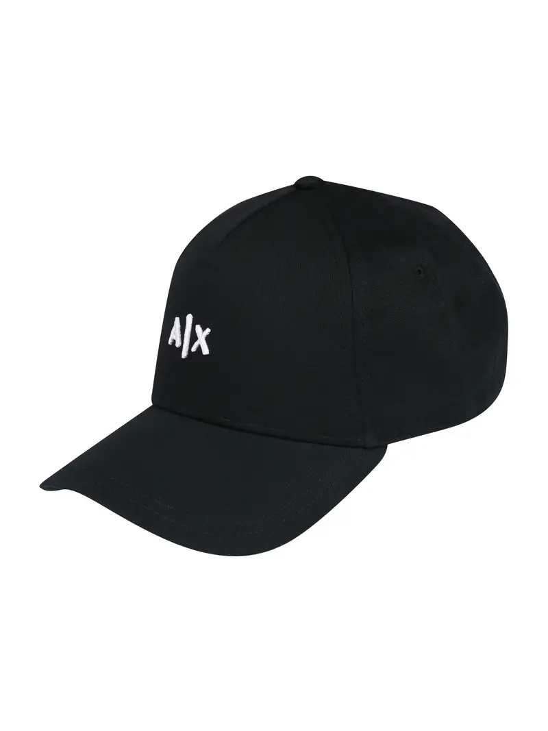 ARMANI EXCHANGE Cappello da baseball  nero / bianco
