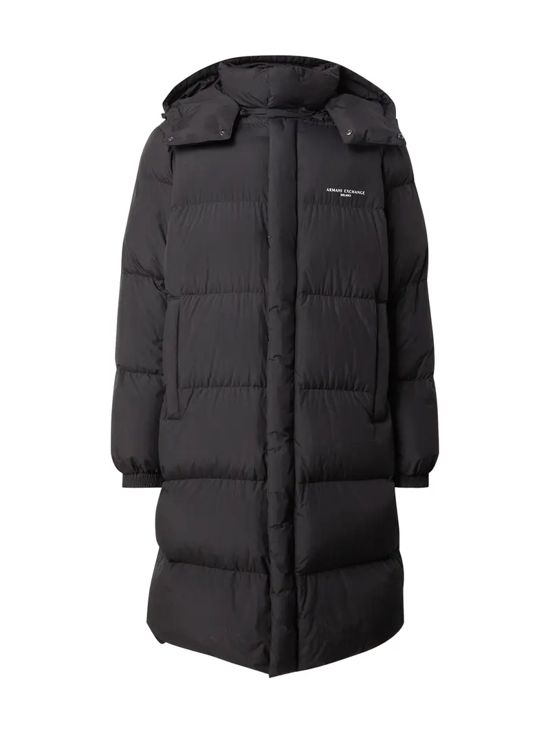 Cappotto invernale Piumino nero / bianco