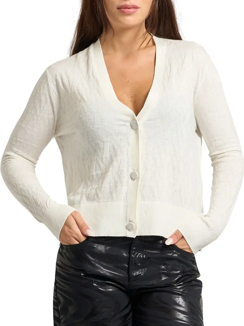 Armani Exchange Cardigan Donna Bianco 3389495