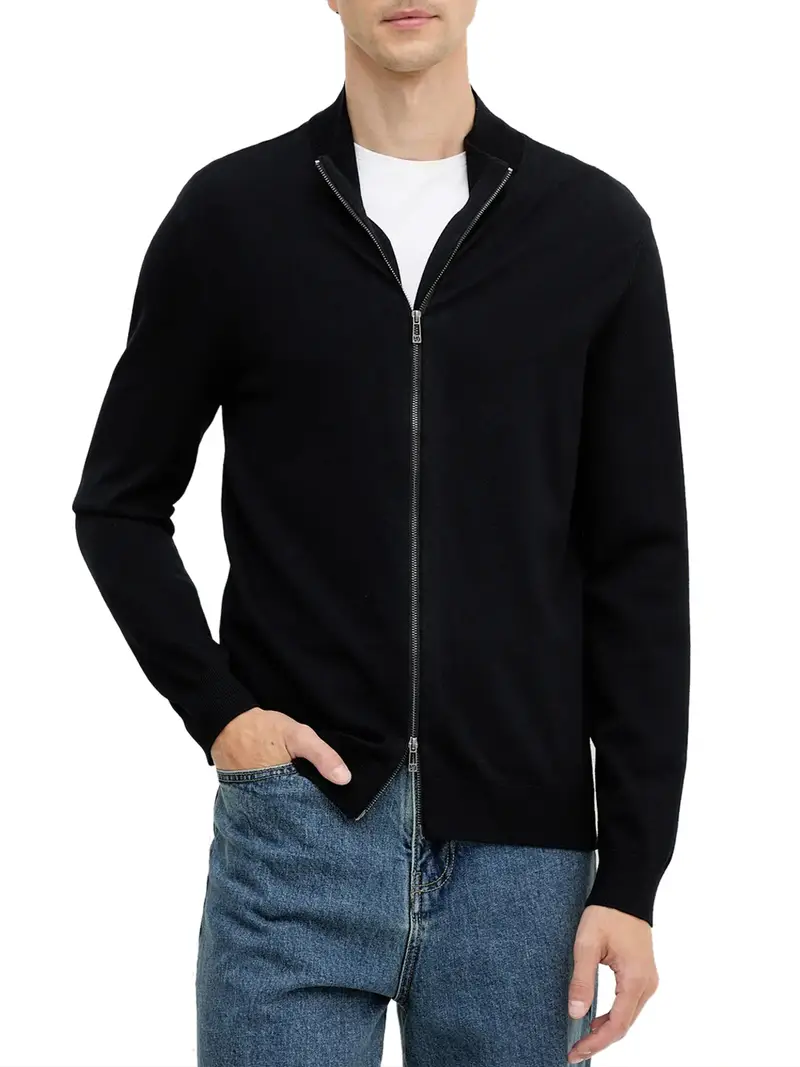 cardigan armani exchange da uomo - blu