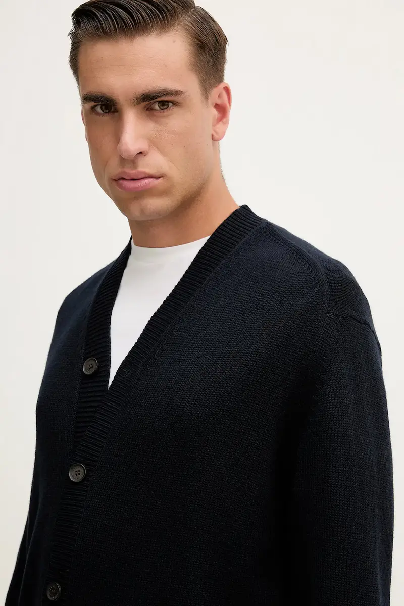 Armani Exchange Cardigan Uomo Blu 3593552 miniatura 4