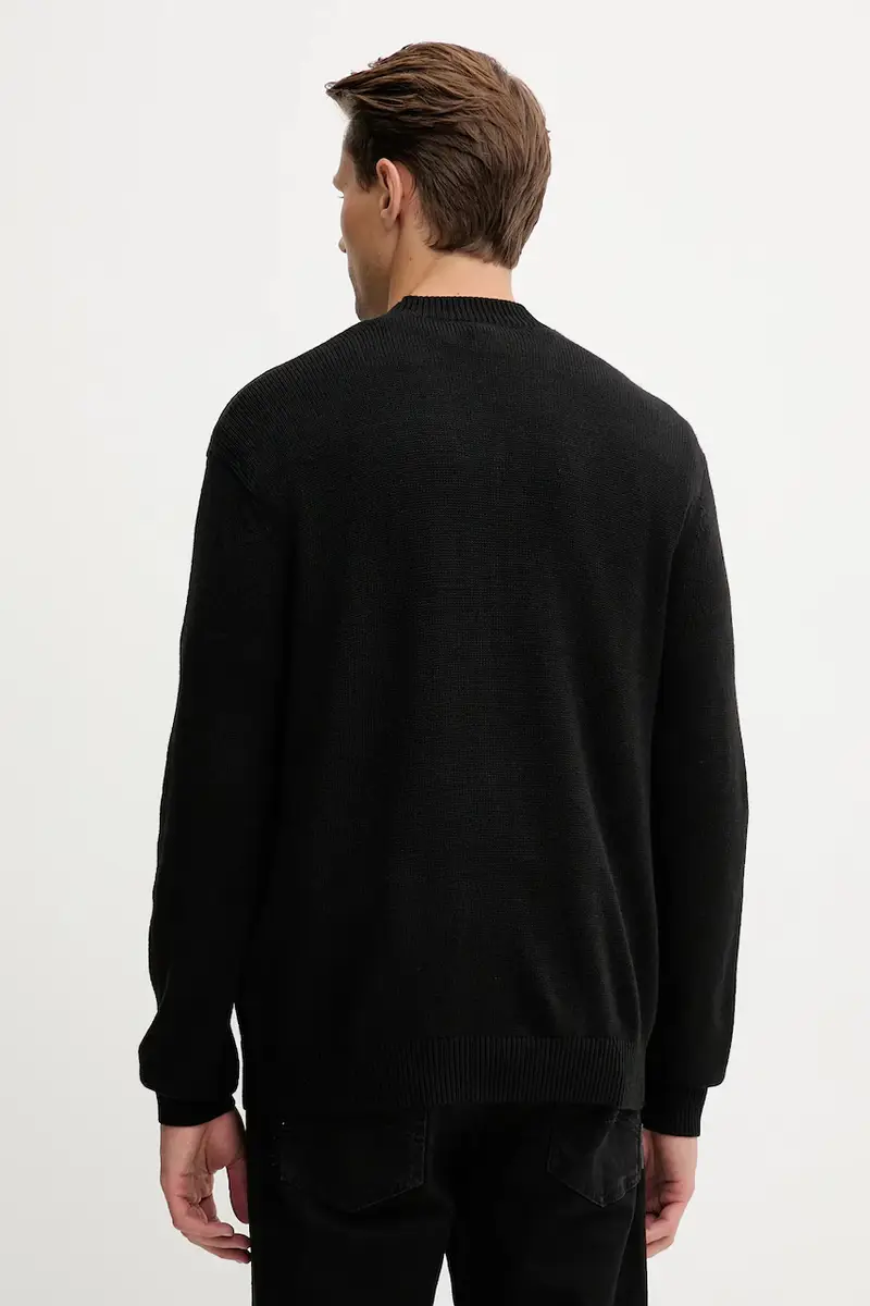 Armani Exchange Cardigan Uomo Nero 3641504 miniatura 3