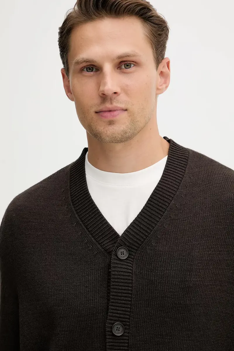 Armani Exchange Cardigan Uomo Verde 3669387 miniatura 4