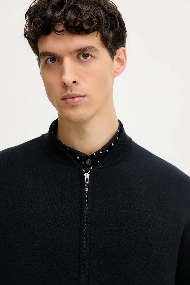 Armani Exchange Cardigan Uomo Blu 3595737 miniatura 4