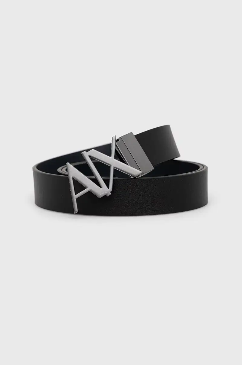 cintura in pelle bilaterale uomo colore nero 951017 CC505