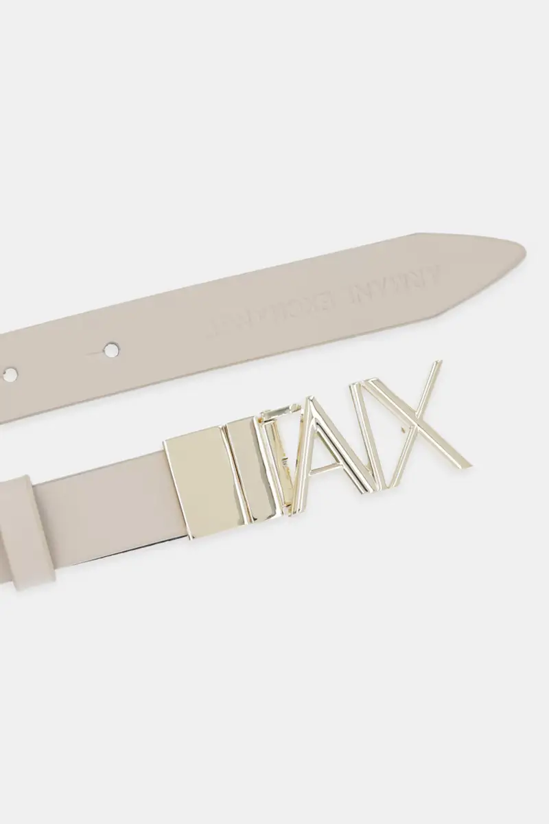 cintura in pelle donna colore beige XW002127 AF17157 miniatura 2