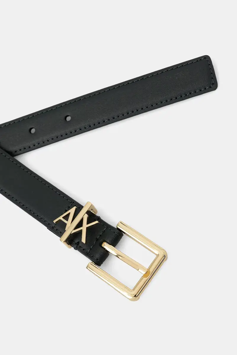 cintura in pelle donna colore nero 941182 4R759 Verde miniatura 2