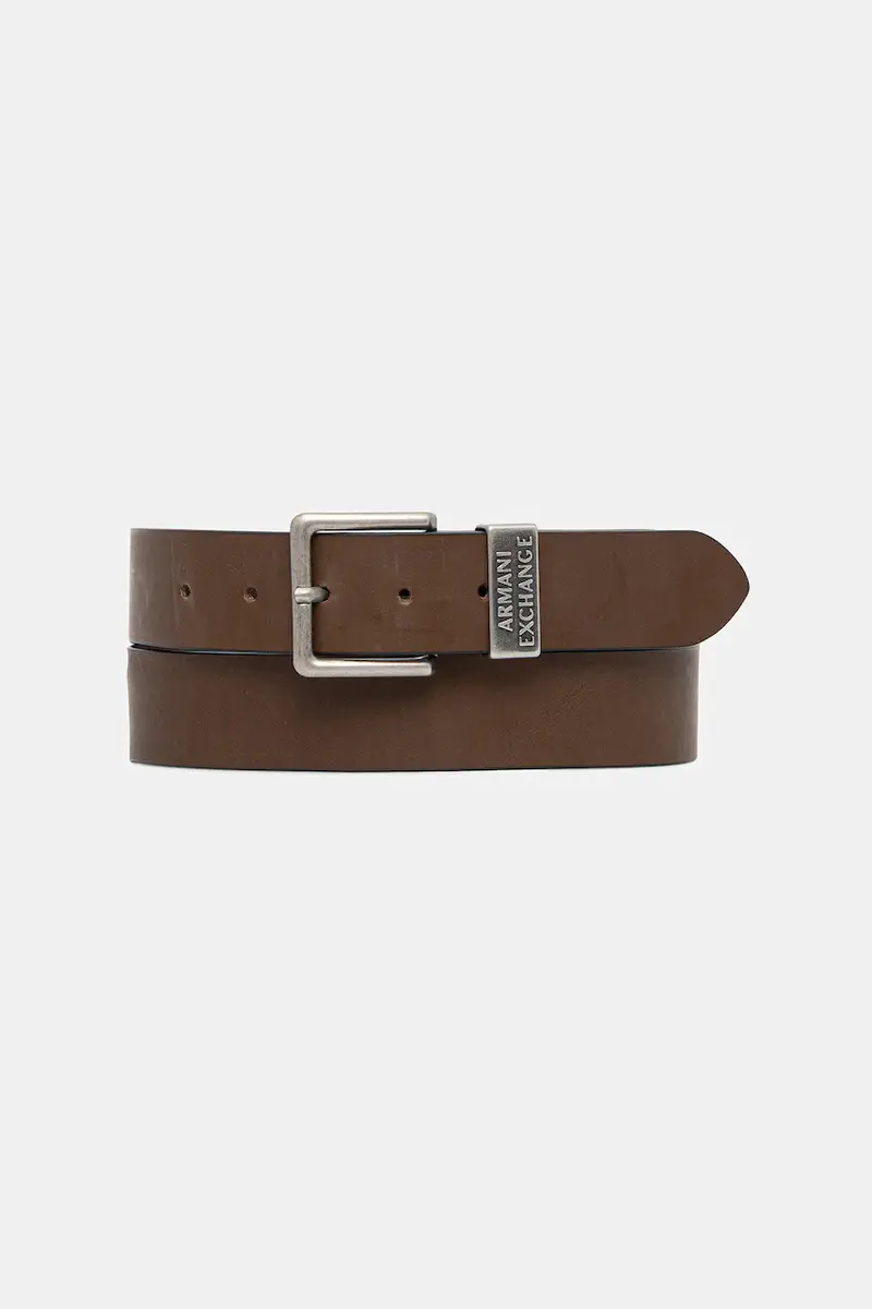 cintura in pelle uomo colore marrone 951186 CC528